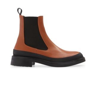 NEW in box Frame Le Holland Boots Tobacco and Black Size 8 US / 38.5 EU